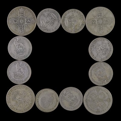 Lot 510 - A small group of GB silver coins,  1920-1946,...