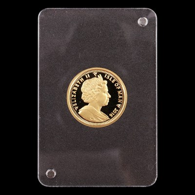 Lot 940 - An Isle of Man 2016 "Angel" 1/4 ounce 24 ct...