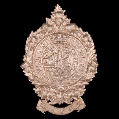 Lot 18 - An 8th (Argyllshire) Battalion Argyll and...