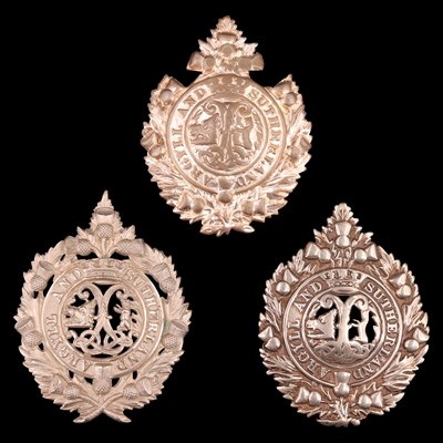 Lot 20 - Three Argyll and Sutherland Highlanders...