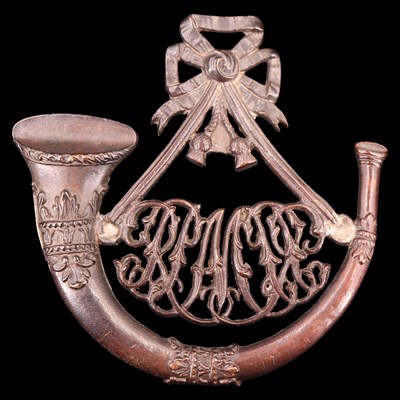 Lot 23 - A Royal Perthshire Militia brooched shako...