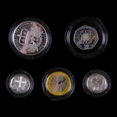 Lot 469 - A Royal Mint UK 2010 silver proof piedfort...