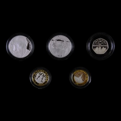 Lot 479 - A Royal Mint UK 2015 silver proof piedfort...