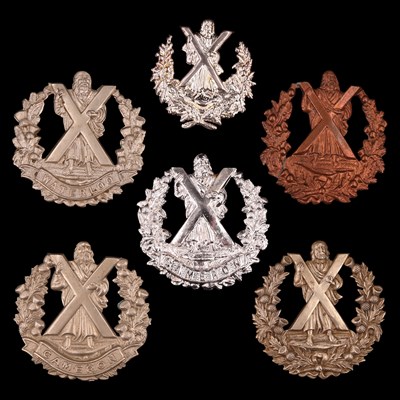 Lot 33 - A group of Queen's Own Cameron Highlanders...
