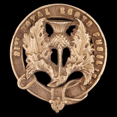 Lot 36 - A 21st Royal Scots Fusiliers Pipers glengarry...