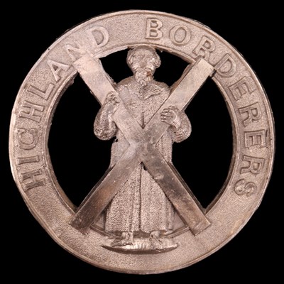 Lot 41 - A Victorian Highland Borderers Light Infantry...