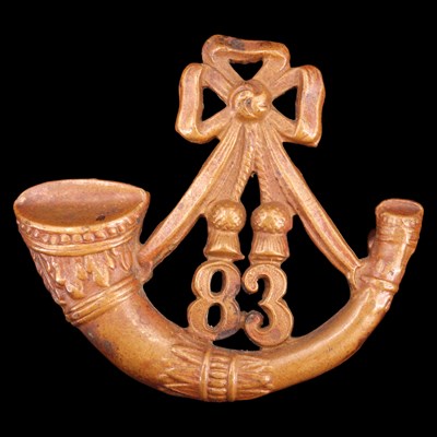 Lot 43 - An Indian 83rd Wallajahbad Light Infantry cap...