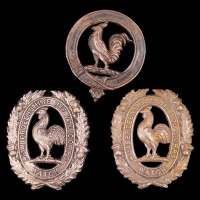Lot 45 - Two 4th Aberdeenshire Rifle Volunteer Corps...
