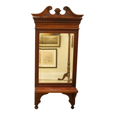 Lot 1184 - A late 19th / early 20th Century mahogany wall...