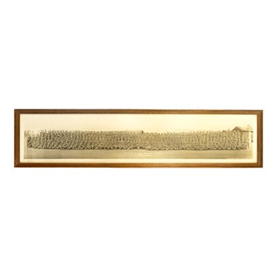 Lot 201 - A large panoramic unit photograph of 11th...