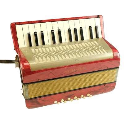 Lot 637 - A vintage Hohner Mignon II accordion, circa...
