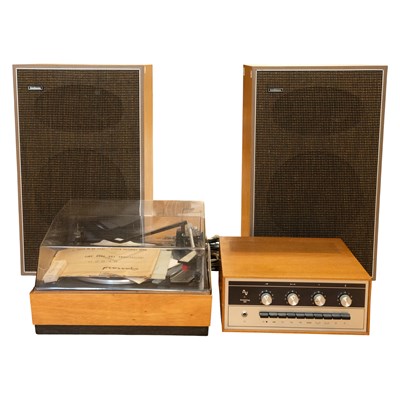 Lot 634 - A 1970s Garrard Synchro-Lab 65B record player,...