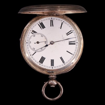 Lot 1072 - A Victorian silver half-hunter pocket...