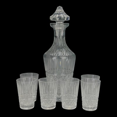 Lot 871 - A Waterford Crystal Tramore pattern decanter...