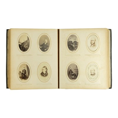 Lot 235 - A fine Victorian silver-mounted cartes de...