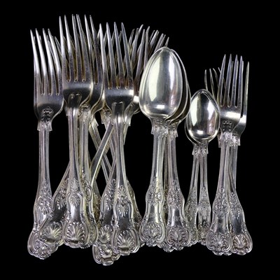Lot 898 - A large quantity of 19th Century silver King's...