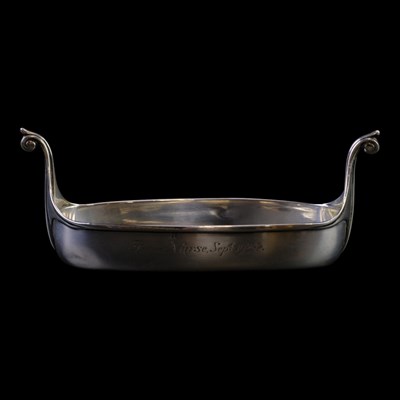 Lot 901 - A silver dish in the form of a...