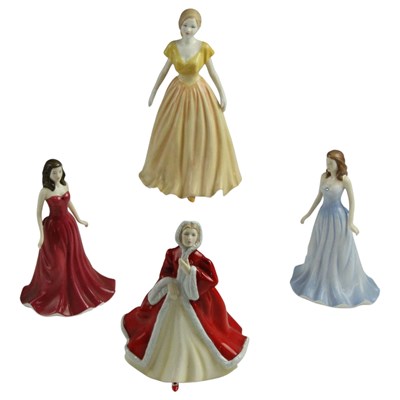 Lot 1036 - Four Royal Doulton figurines, comprising...