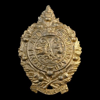 Lot 39 - A cast 7th (Clackmannan and Kinross) Volunteer...