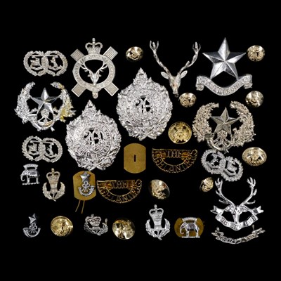 Lot 43 - A group of Scottish military Staybright /...