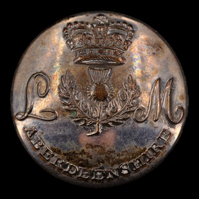 Lot 132 - A Georgian 1st Aberdeenshire Local Militia button