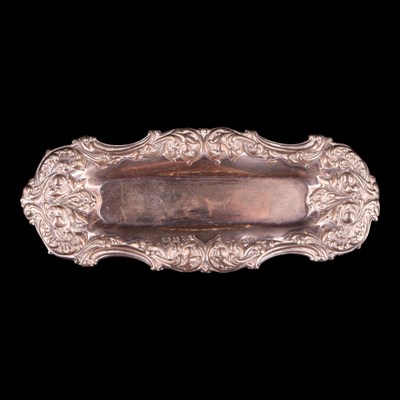 Lot 1122 - A Victorian silver pin dish, Deakin and...