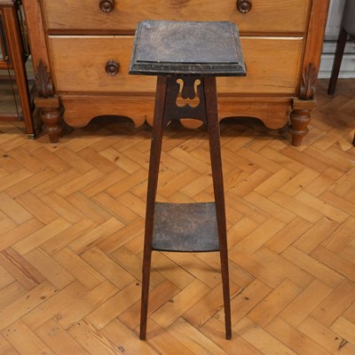 Lot 1203 - A late 19th / early 20th Century oak plant...