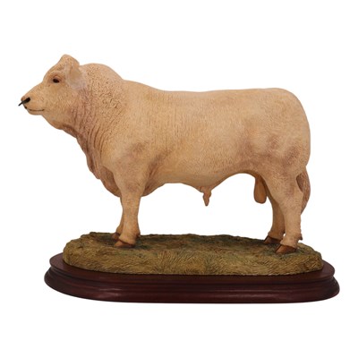 Lot 1040 - A Border Fine Arts "Charolais Bull", model...