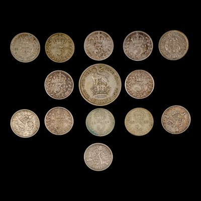 Lot 463 - A small quantity of GB silver coins, 23 g