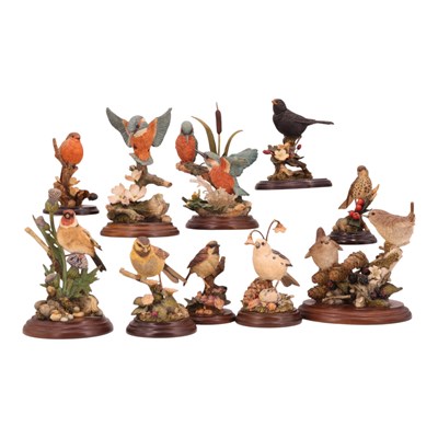 Lot 1058 - A quantity of Country Artists bird...