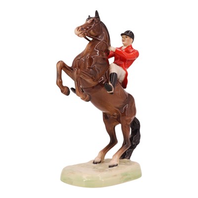 Lot 1080 - A Beswick "Huntsman on Rearing Horse", model...