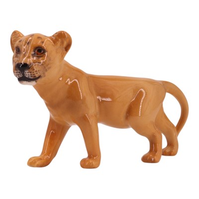 Lot 1083 - A Beswick lion cub figurine, model 2098, 10 cm...