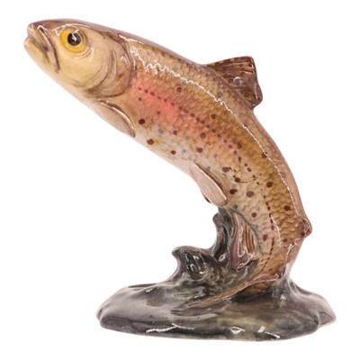 Lot 1084 - A Beswick trout figurine, model 1390, 10 cm