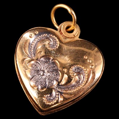 Lot 1324 - A near-contemporary two-colour 9 ct yellow...