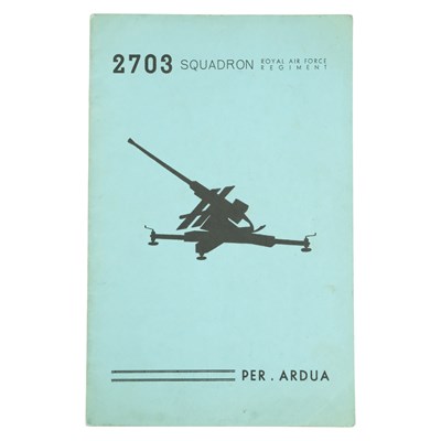 Lot 370 - "2703 Squadron Royal Air Force...