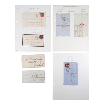 Lot 510 - A small quantity of Victorian postal...