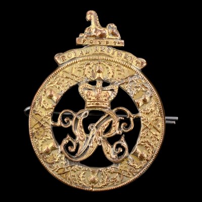 Lot 93 - A Victorian Royal Scots officer's silver gilt...