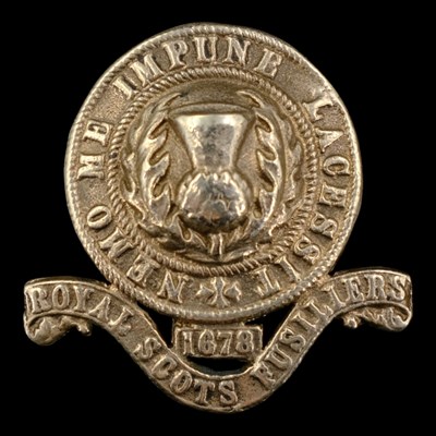 Lot 94 - An early 20th Century Royal Scots Fusiliers...
