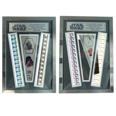 Lot 688 - A pair of Star Wars limited-edition framed...