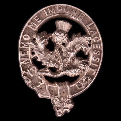 Lot 1344 - A Victorian Scottish silver brooch, being a...
