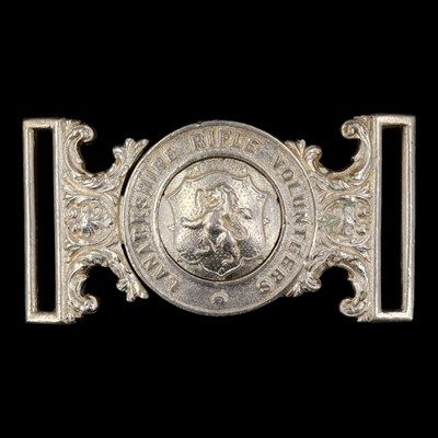 Lot 110 - A Lanarkshire Rifle Volunteers waist belt clasp