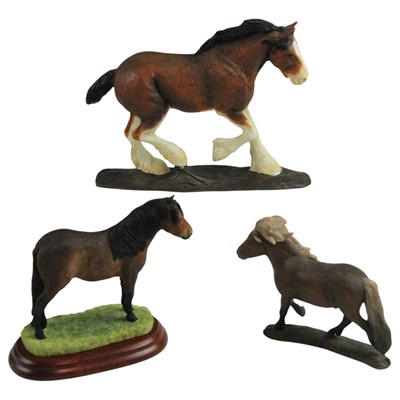 Lot 1062 - Three Border Fine Arts figures, comprising...
