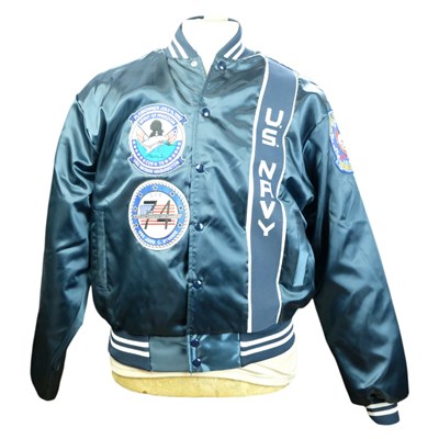 Lot 237 - A Soffe "US Navy" MA-1 bomber jacket, having...