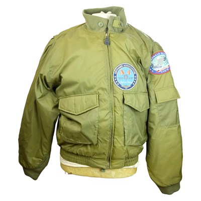 Lot 238 - A US military-style MA-1 bomber jacket, having...