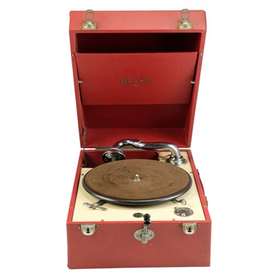 Lot 641 - A Decca 50 portable gramophone, circa 1940s to...