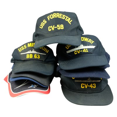 Lot 240 - US Air Force and Navy commemorative baseball caps