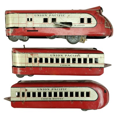 Lot 696 - [Model Railway] A Marx O gauge tinplate...