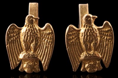 Lot 1071 - A pair of high carat yellow metal Abu Dhabi...
