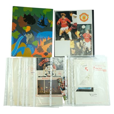 Lot 456 - [Autograph / Manchester United] A folder...