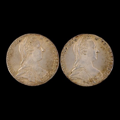 Lot 476 - Two re-strike Austrian Maria Theresa 1780...